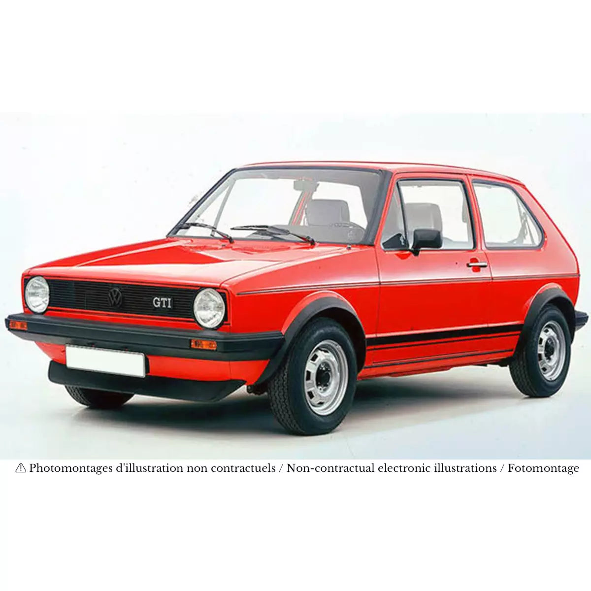 Voiture miniature collection 1/12 VW Golf GTI 1976 Rouge Mars Norev 128400