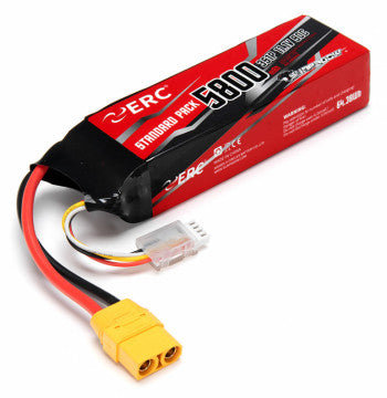 Batteries Li-Po 3S 11,1V 5800mah 90C XT90 - EB0003