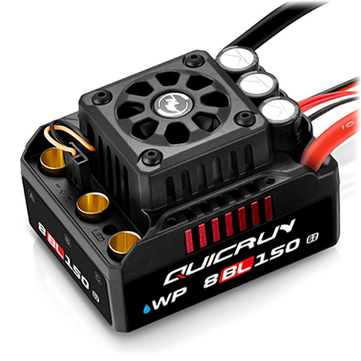 Contrôleur brushless Hobbywing QuicRun WP8BL150 G2 150A 3-6s pour 1/8 - 30109003