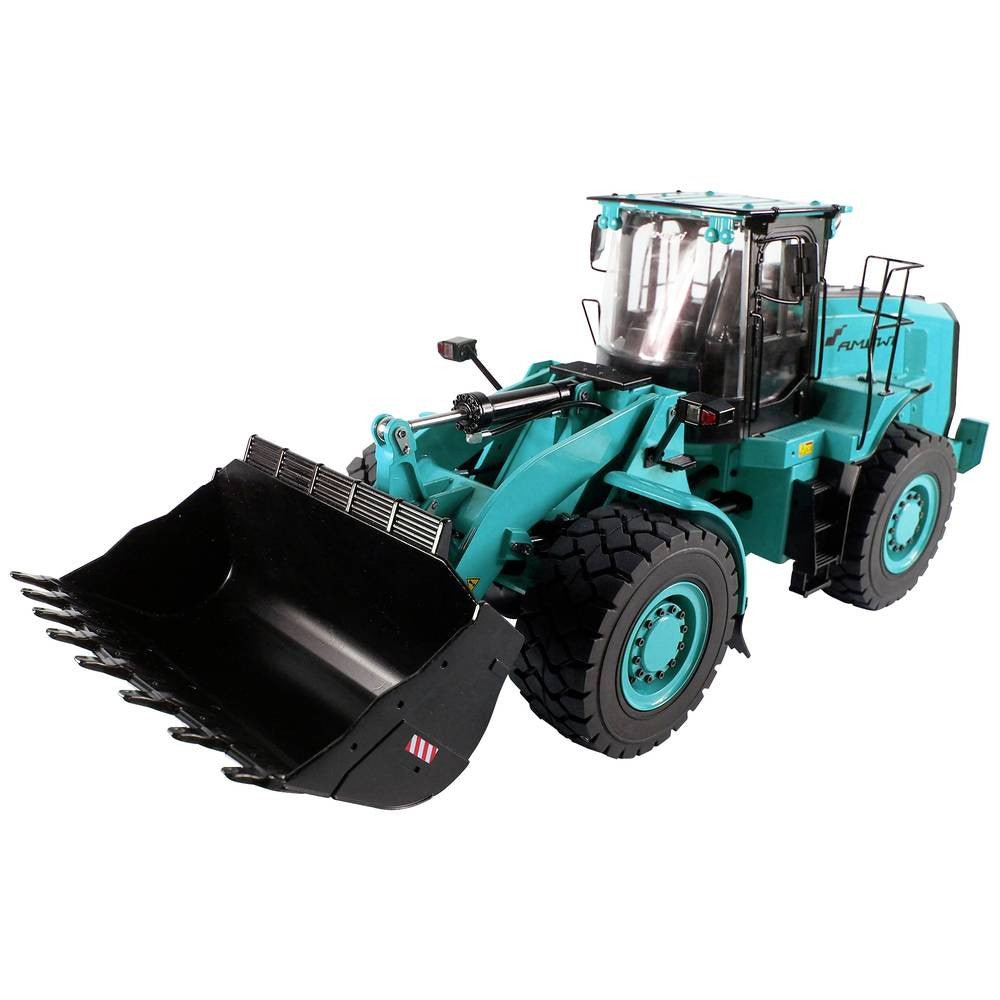Chargeuse RC Hydraulique en Métal G921H PETROL RTR 1/16 - Amewi 22540
