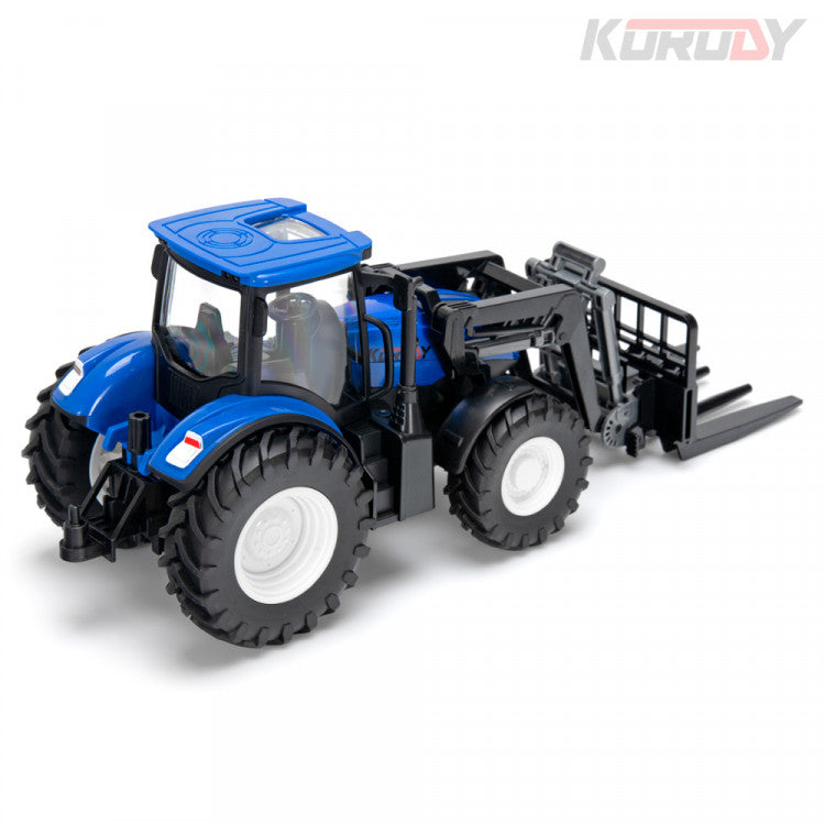 Tracteur jouet radiocommandé 1/24 avec fourches KO6633H