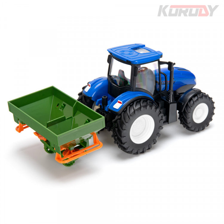 Tracteur jouet radiocommandé 1/24 avec épandeur KO6635H