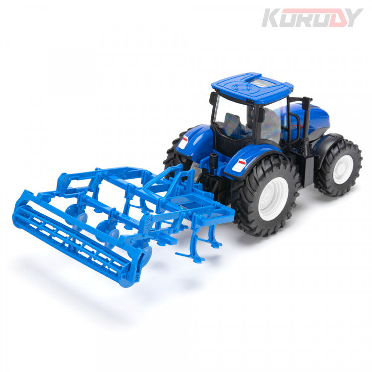 Tracteur jouet radiocommandé 1/24 avec niveleuse KO6639H