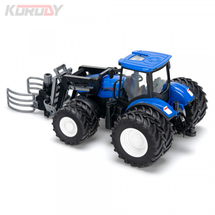 Tracteur jouet radiocommandé 1/24 double roues avec pinces KO6634HB