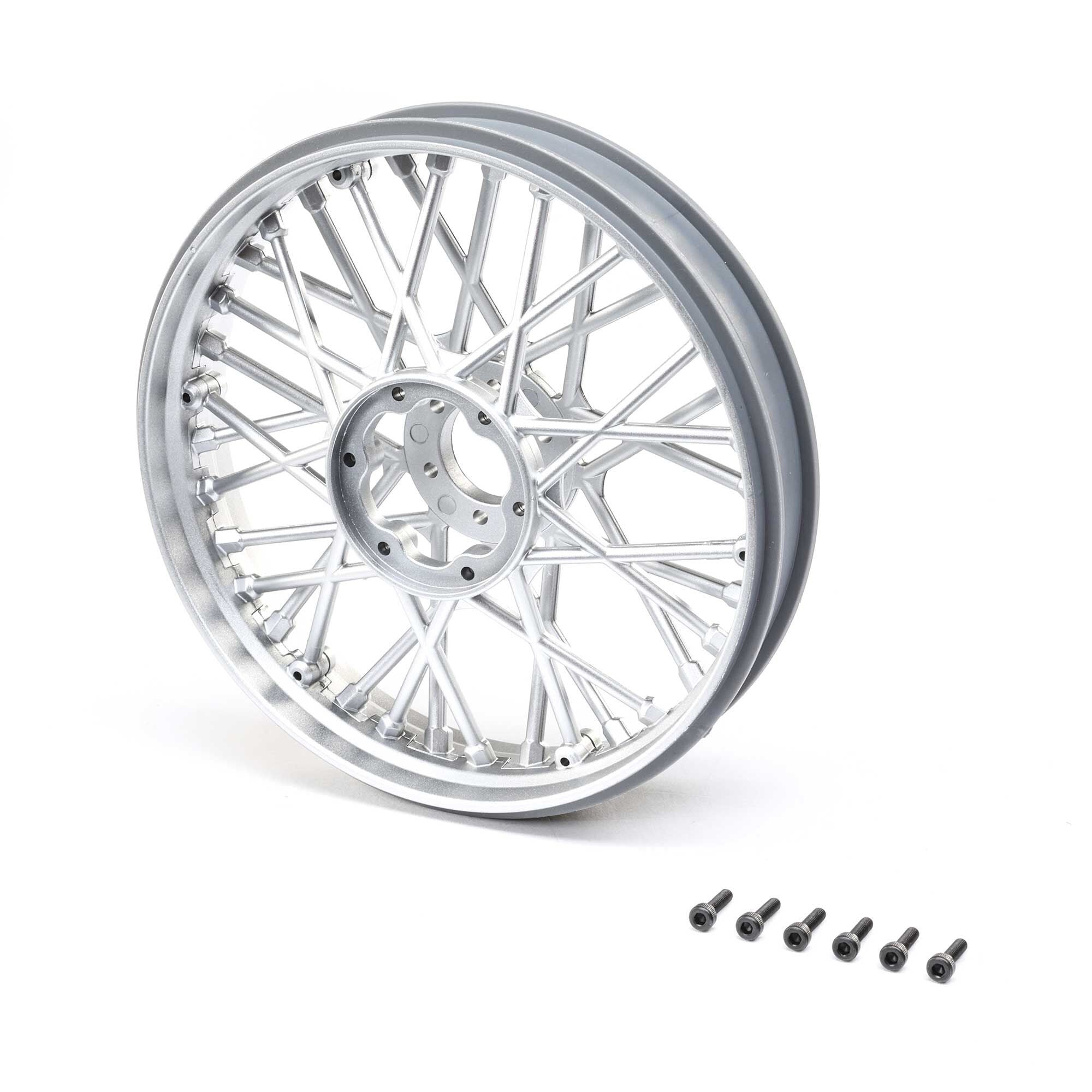 Jeu de roues avant chrome satiné Promoto-MX - LOS46002