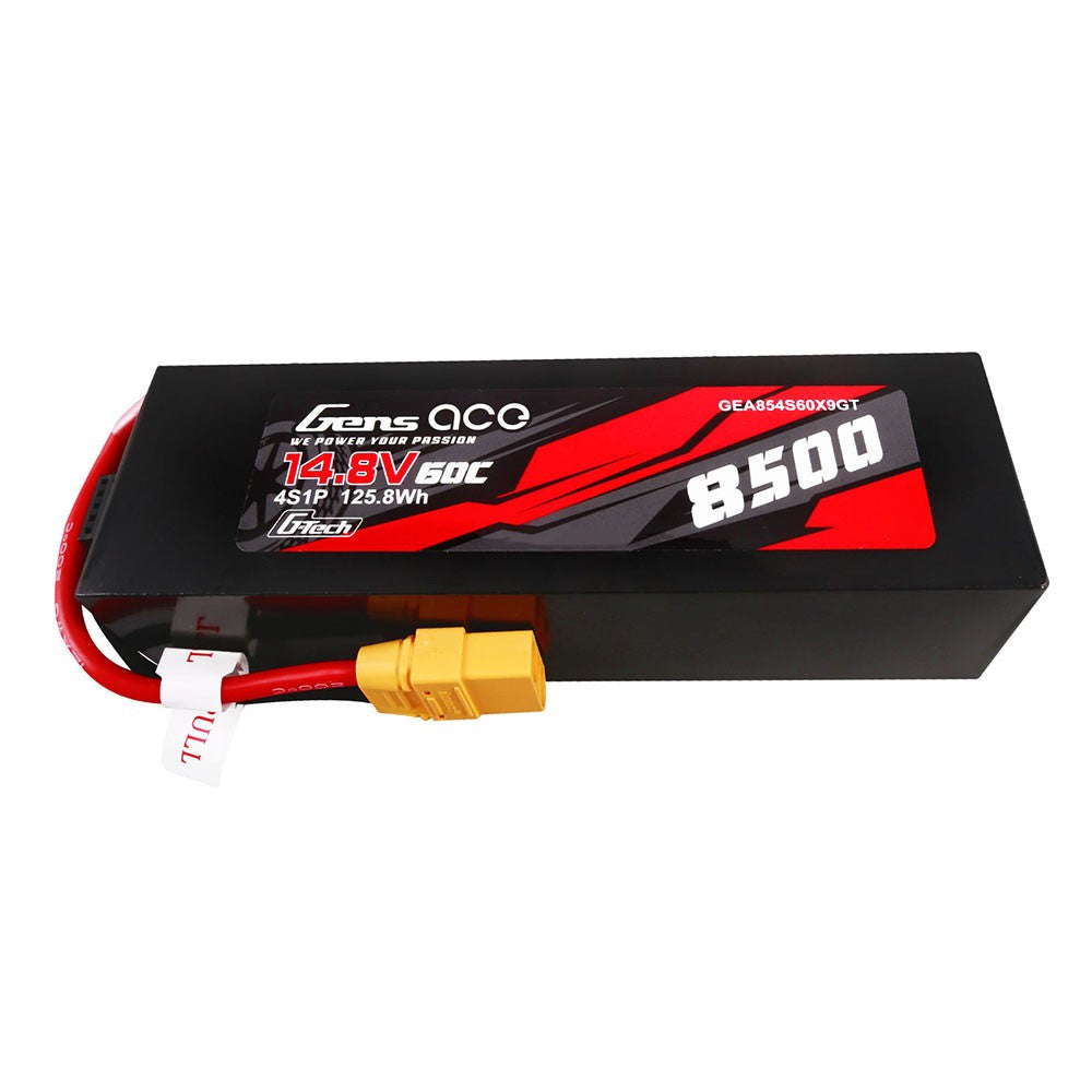 Batterie Lipo Gens ace G-tech 8500mAh 14.8V 60C 4S1P prise XT90