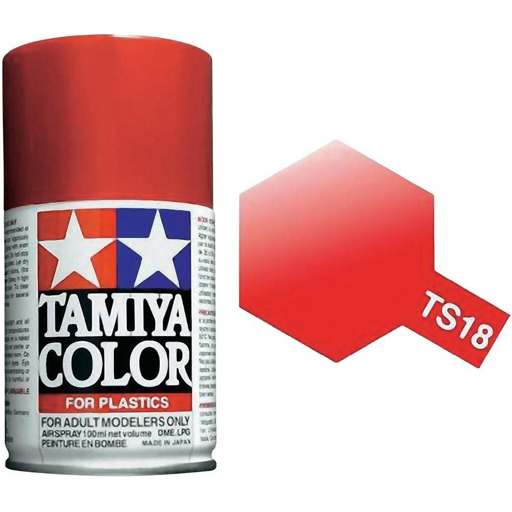 Peinture maquette TS18 rouge métal brillant - 85018