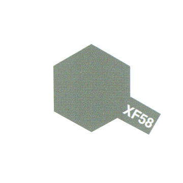 Peinture maquette XF58 vert olive foncé mat - 81758
