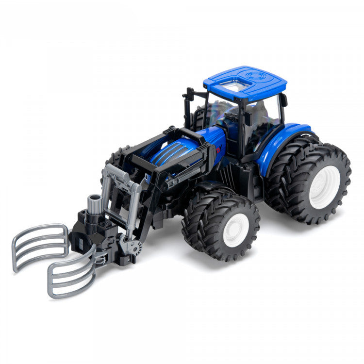 Tracteur jouet radiocommandé 1/24 double roues avec pinces KO6634HB