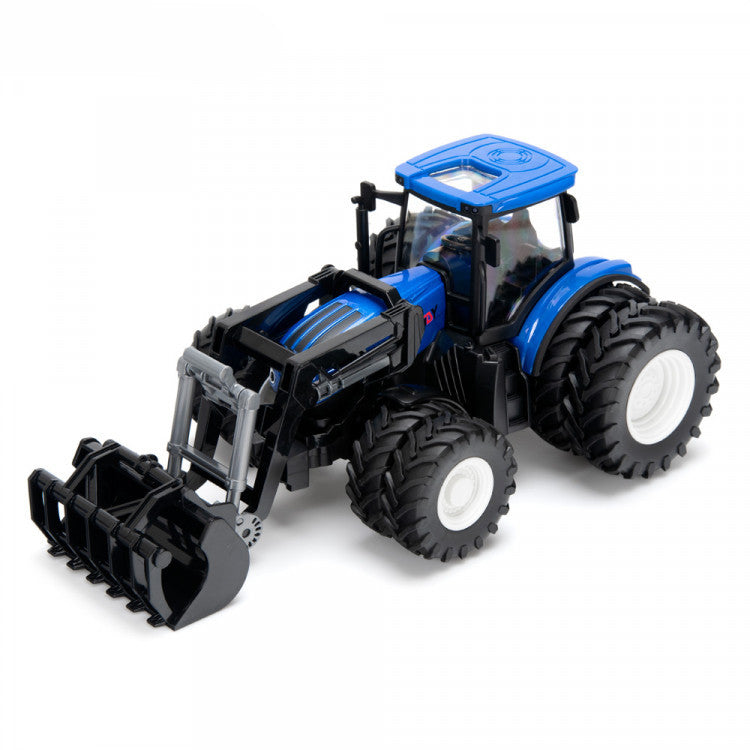 Tracteur jouet radiocommandé 1/24 double roues avec godet KO6631HB