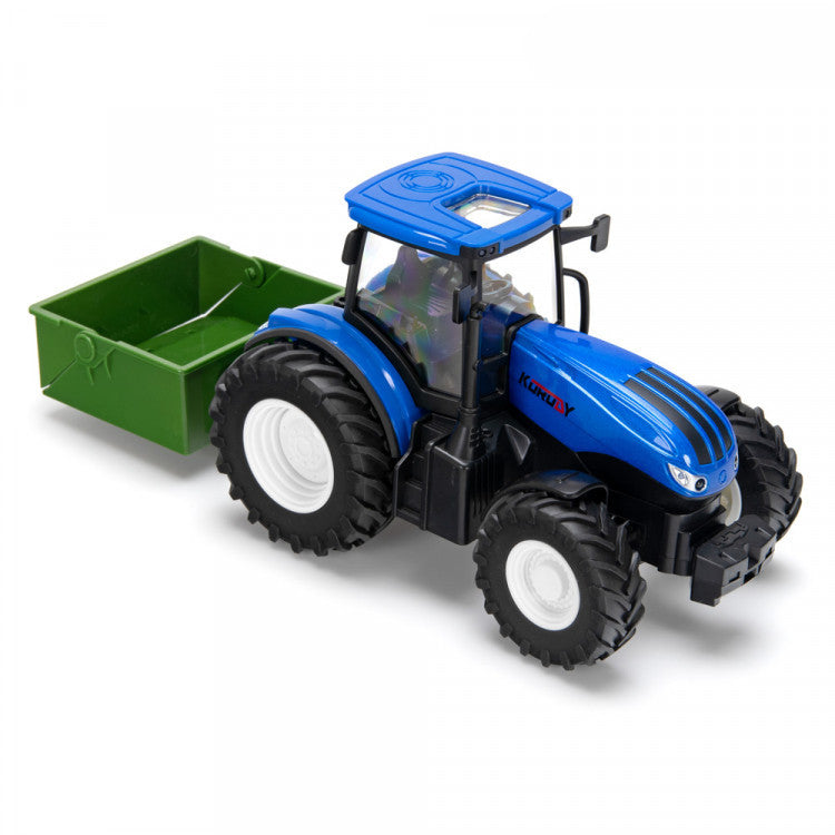 Tracteur jouet radiocommandé 1/24 avec godet basculant KO6640H