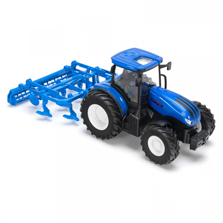Tracteur jouet radiocommandé 1/24 avec niveleuse KO6639H