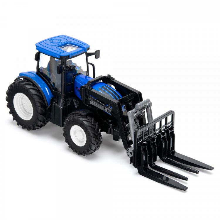 Tracteur jouet radiocommandé 1/24 avec fourches KO6633H