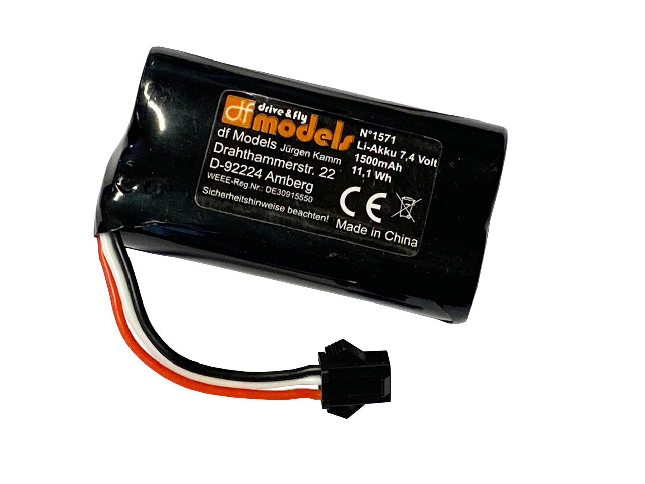 Batterie Li-ion 7,4 V 1500mAh DF Models - DF1571