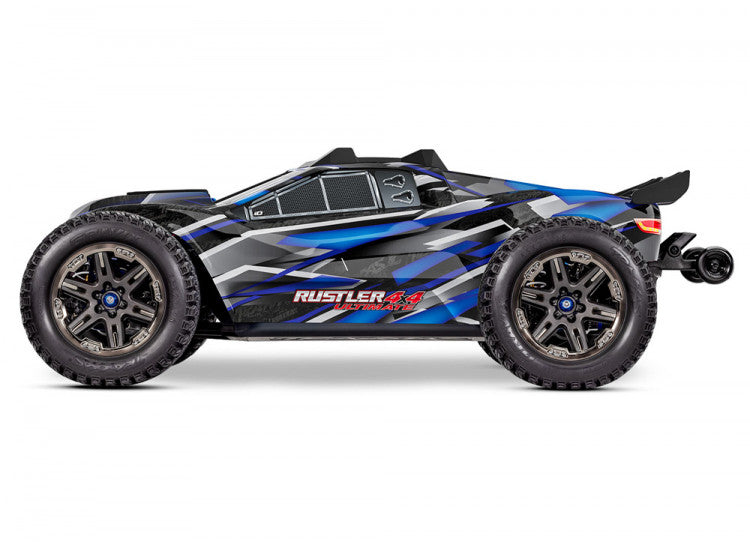 Traxxas Rustler 4x4 Ultimate VXL bleu 1/10 RTR - 67097-4