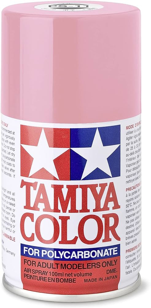 Peinture Lexan PS11 rose - Tamiya 86011