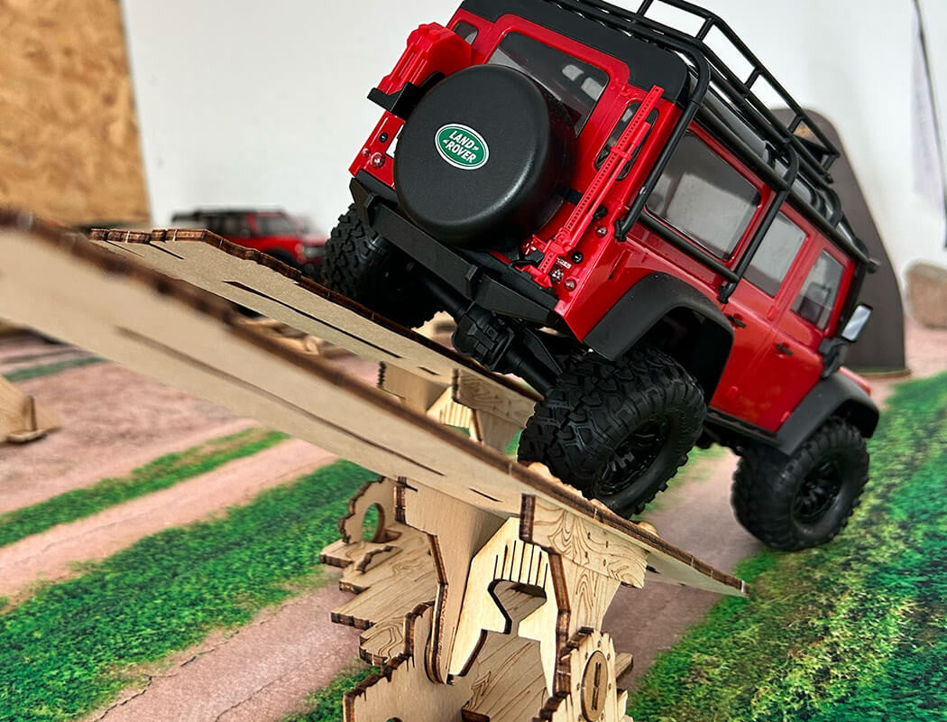 2 Obstacles pour circuit 1/18 et 1/24 RC Crawler park
