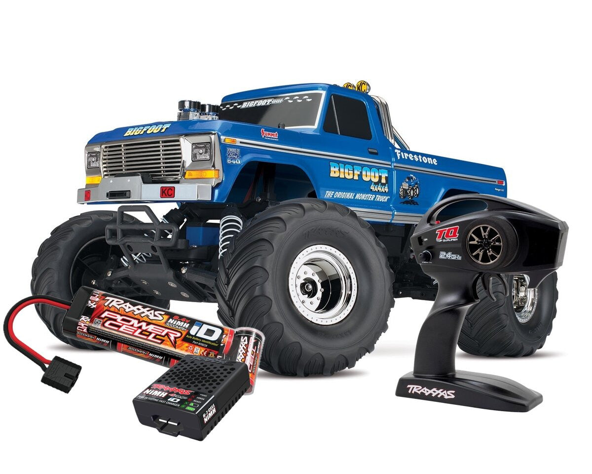Traxxas Bigfoot HD classic 4x2 Monster truck avec accu et chargeur USB - 36234-8