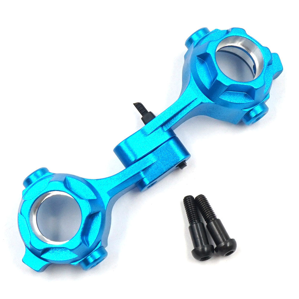Porte-fusée en aluminium pour Tamiya CC02 bleu