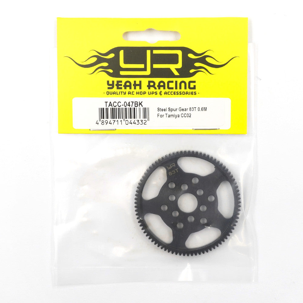 Couronne en acier 83T 0.6M pour Tamiya CC-02