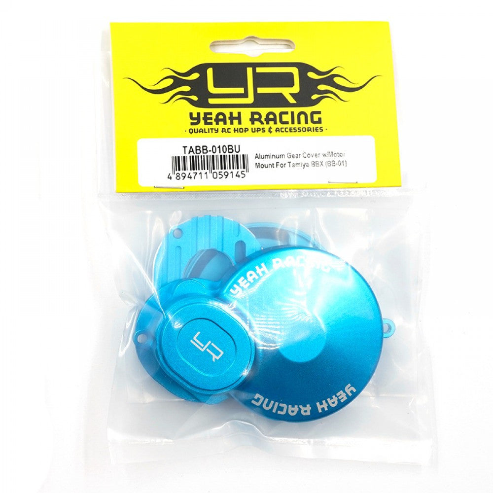 Couvercle d'engrenage en alu avec support moteur pour Tamiya BBX (BB-01)