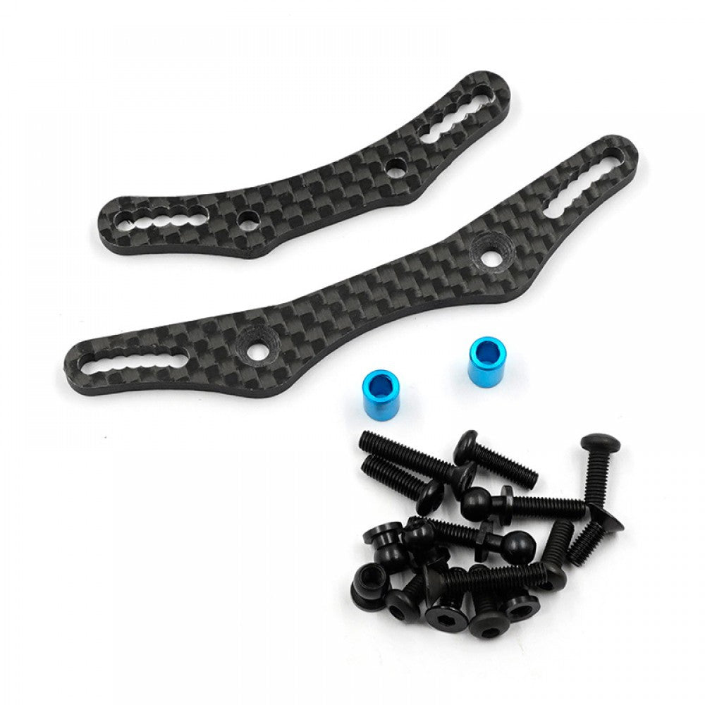 Supports d'Amortisseurs carbone Avant et arrière pour Tamiya M05 Yeah Racing