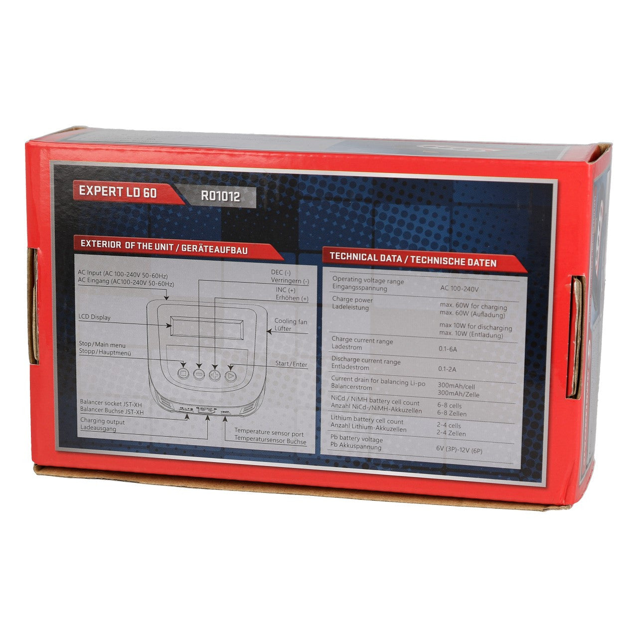 Chargeur LiPo 2-4s 6A 60W Multifonction