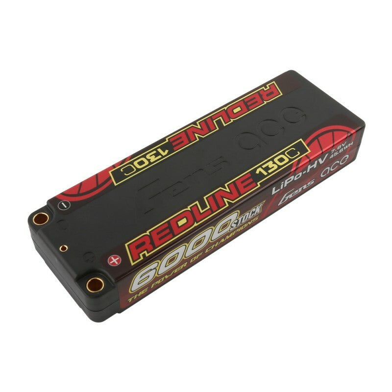 Gens ace Batterie LiPo Shorty 2S 7.6V 130C 6000mah (5mm)