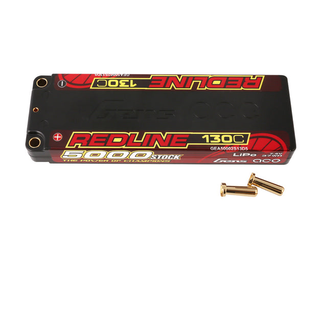 Gens ace Batterie Hardcase 2S 7.4V 5000mAh 130C (5mm)
