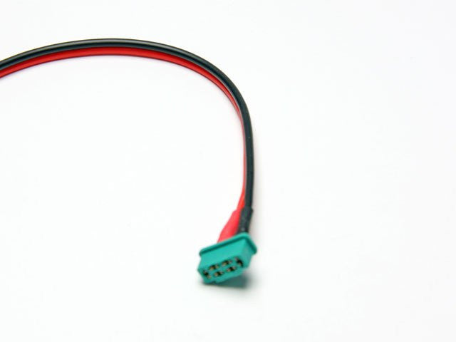 Prise mâle MPX 6-pol vert avec cable 150mm AWG14