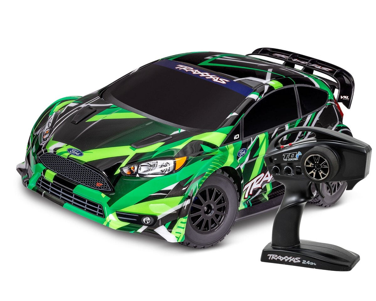 Traxxas Ford Fiesta ST Rally VXL - verte 1/10 RTR +95km/h