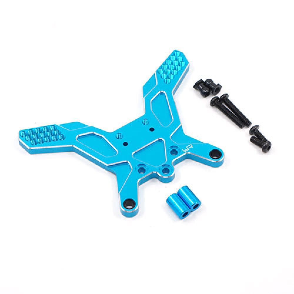 Support d'amortisseur arrière en aluminium pour Tamiya TT02B