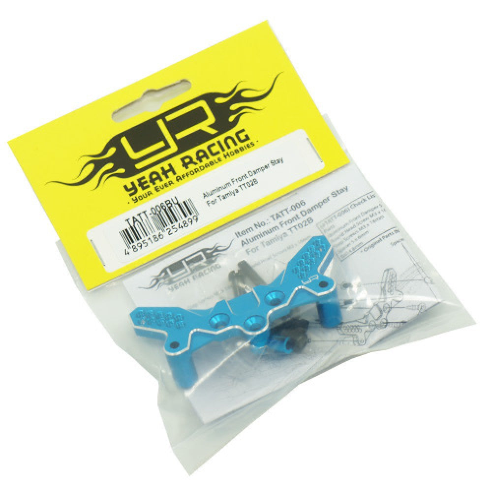 Support d'amortisseur avant en aluminium pour Tamiya TT02B