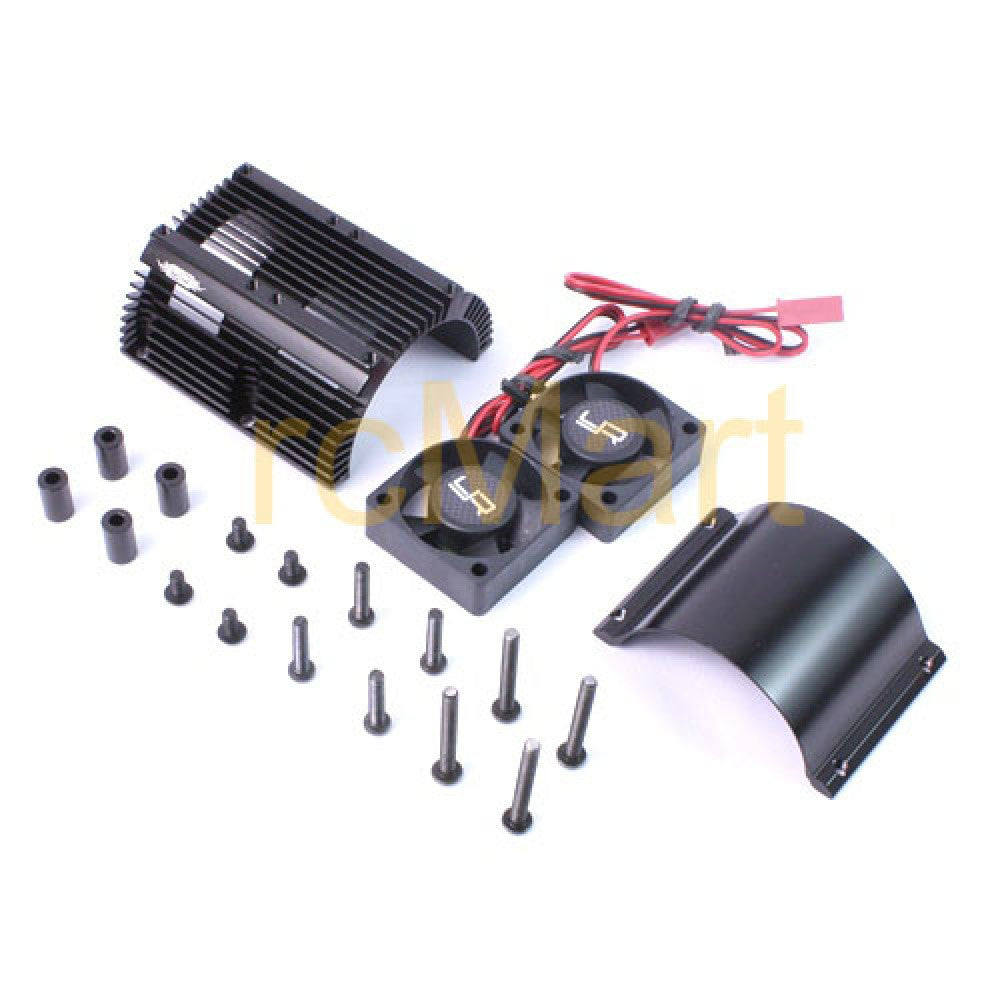 Dissipateur thermique avec ventilateurs Twin Tornado haute vitesse pour moteurs 1/8