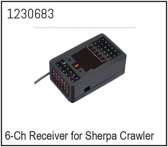 Récepteur 6 canaux pour CR3.4 Crawler - 1230683