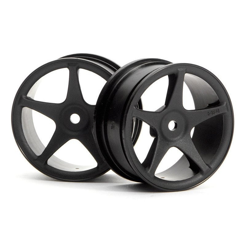 SUPER STAR Jantes 26mm BLACK (1MM OFFSET) HPI 3696