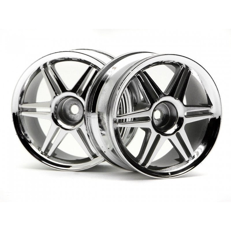 12 SPOKE CORSA WHEEL CHROME 26MM (3MM OFFSET)