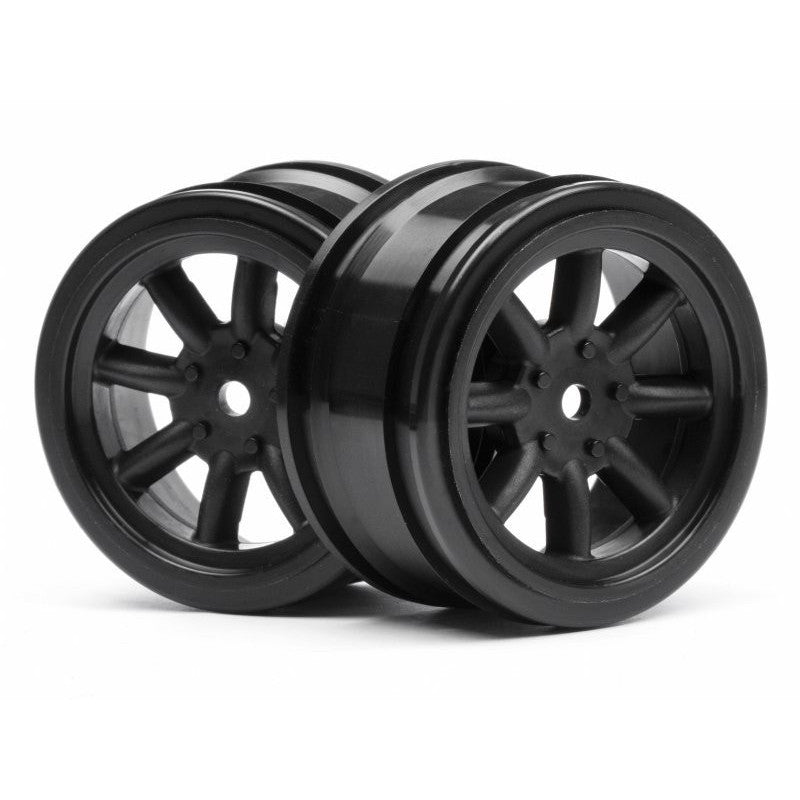 SPOKE Jantes 26mm BLACK 0mm OFFSET HPI 3806
