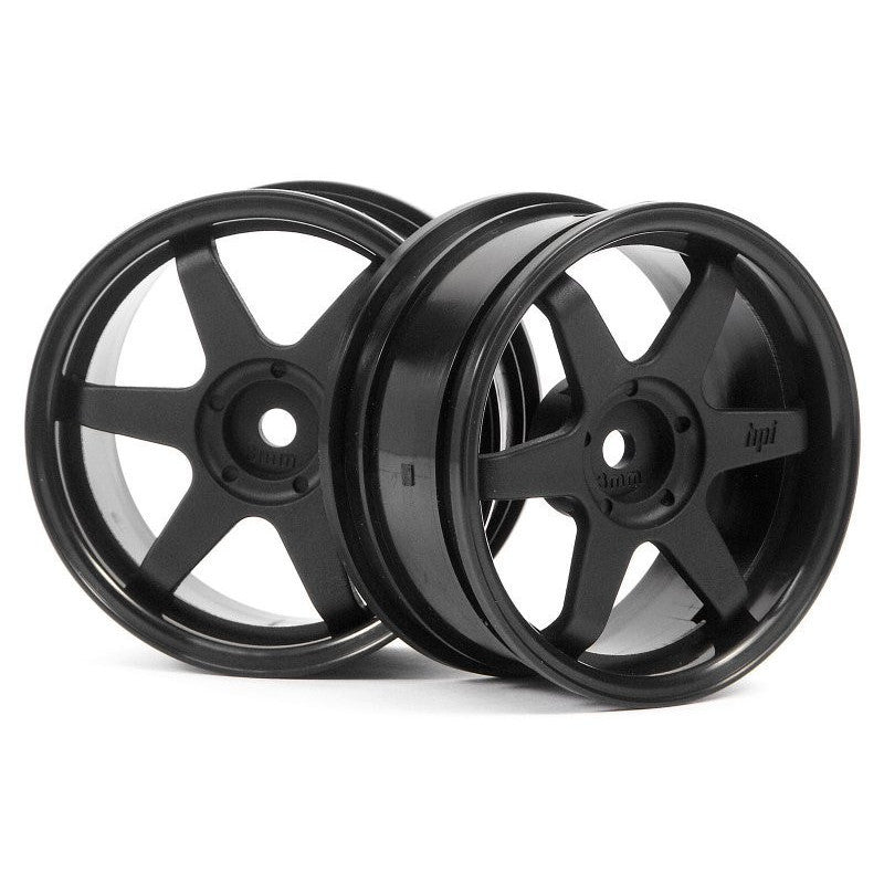 2 jantes TE37 HPI 26MM noire (3MM OFFSET) 3841