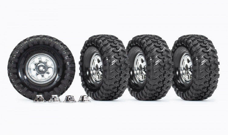 Pneus + roues 1.9 Resto-Mod (pour essieu 8255A) (x4) - TRX8183X