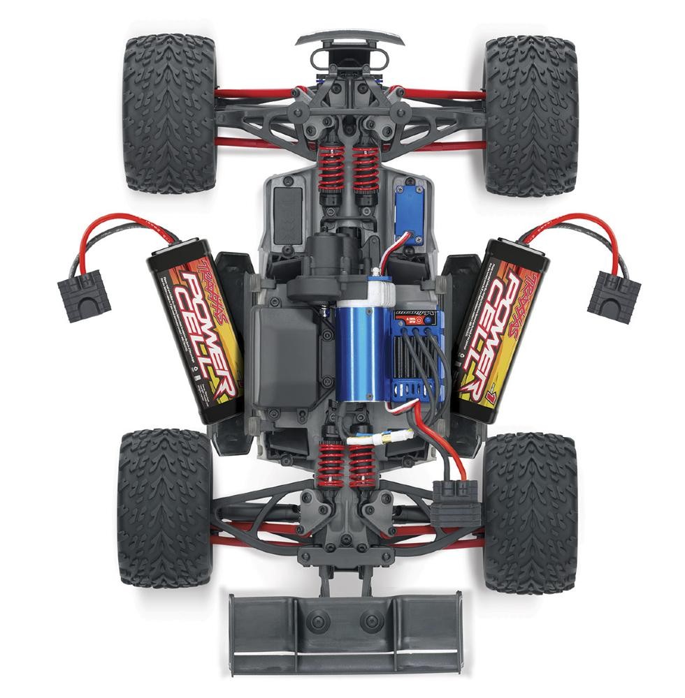 Traxxas Mini E Revo Brushless 1/16 VXL TQI ID TSM 71076-8 bleu