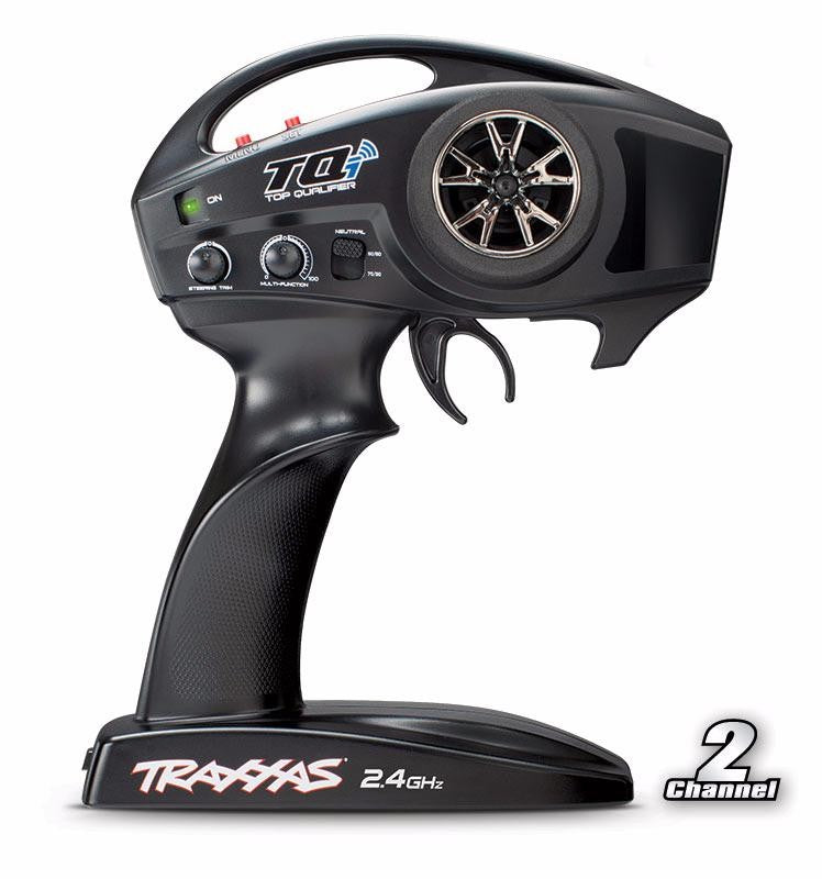 Traxxas Mini E Revo Brushless 1/16 VXL TQI ID TSM 71076-8 bleu