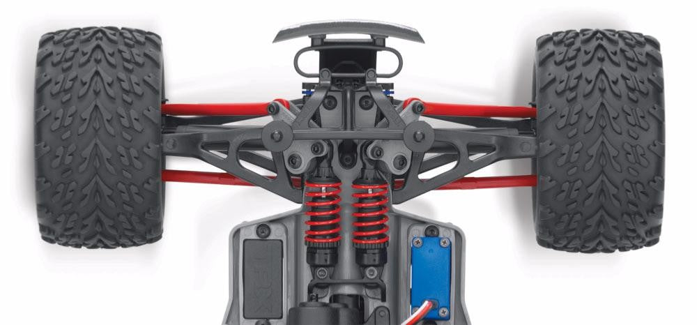 Traxxas Mini E Revo Brushless 1/16 VXL TQI ID TSM 71076-8 bleu