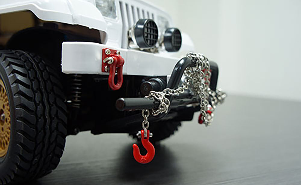 Longue chaîne et crochet ensemble noir 96 cm 1/10 RC Rock Crawler