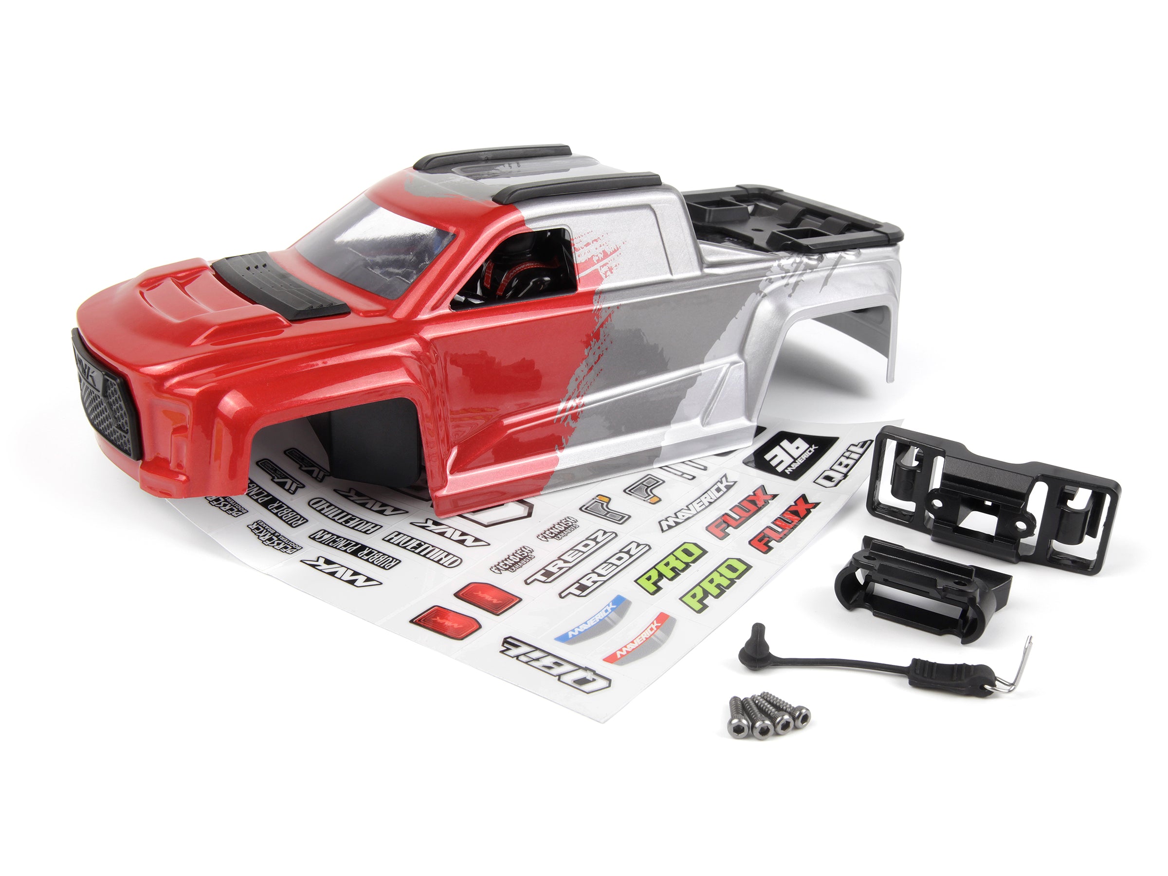 Maverick MV151021 Carrosserie QBIT peinte rouge