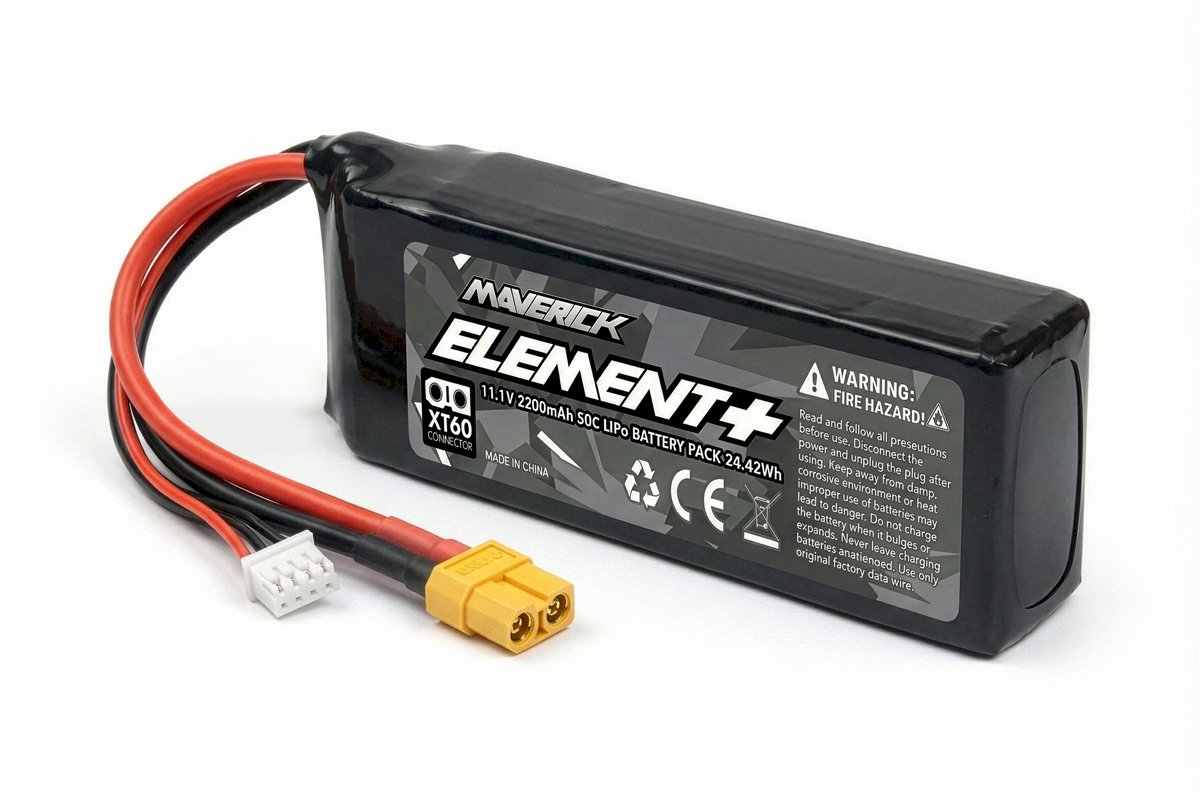 Batterie LiPo Maverick RC Element 3S 11,1V 2200mAh 50C XT60 - MV151111
