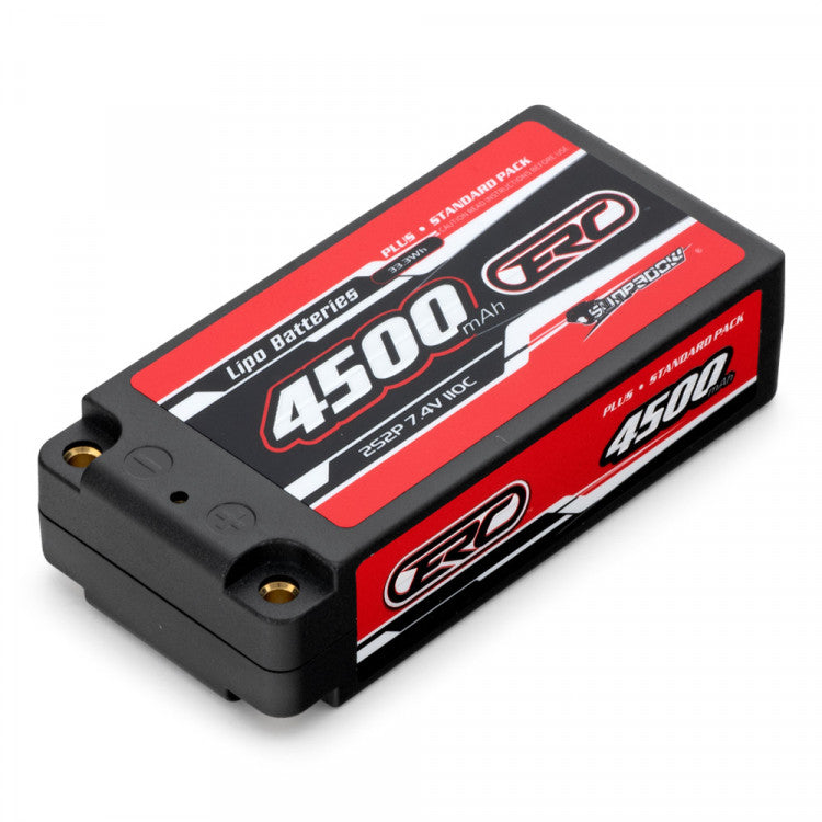 Batterie Lipo 2S 7,4V 4500mAh 110C 2S2P Shorty (96x47x25.3mm)