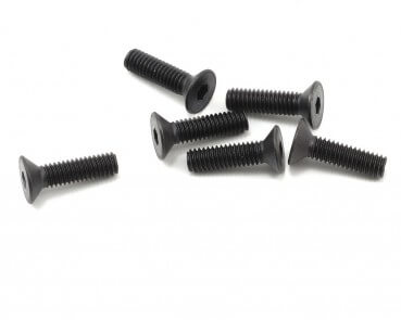 6 Vis BTR Tête fraisée 4x15mm Traxxas 2546