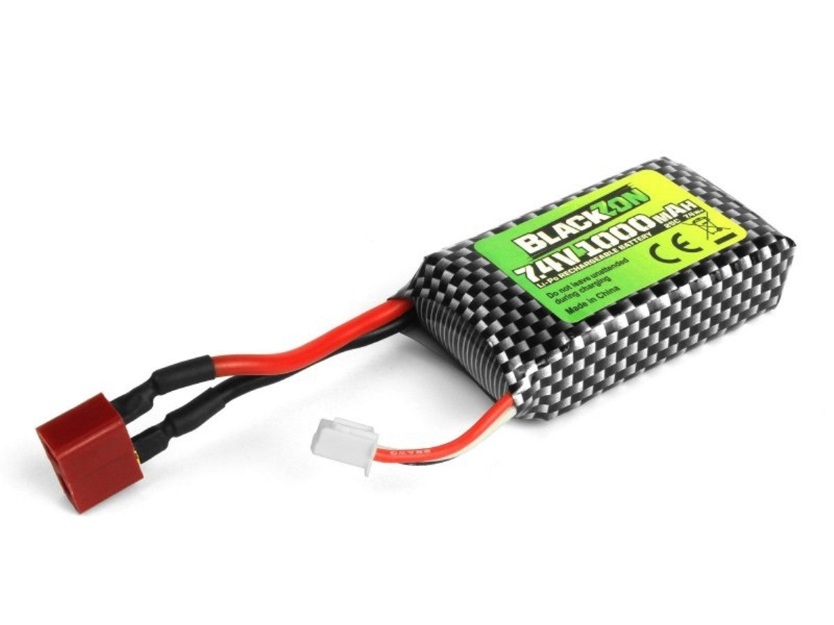Batterie Lipo 7.4V 1000mAh prise Dean - 540223
