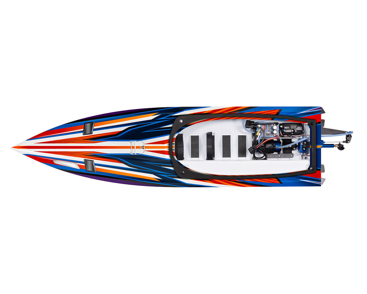 Bateau Traxxas Spartan SR VXL 6S TQi ID TSM RTR 103076-4 orange